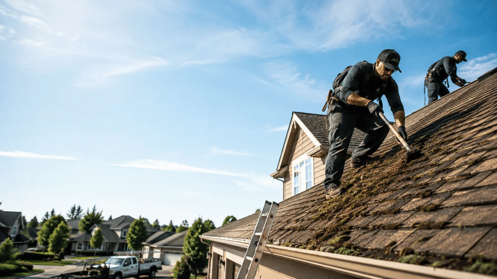 Roof Moss Removal in Lyndora, PA near me